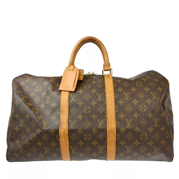 Louis Vuitton Handbags - AUTHENTIC LOUIS VUITTON KEEPALL 50 TRAVEL HANDBAG MONOGRAM SP1001